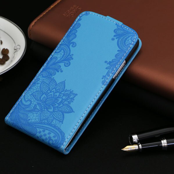 Flip Leather case For Samsung Galaxy Core2 Core 2 G355H G355 G355M SM-G355H Duos Back cover Cartoon Painting Phone Cover TPU: lace blue