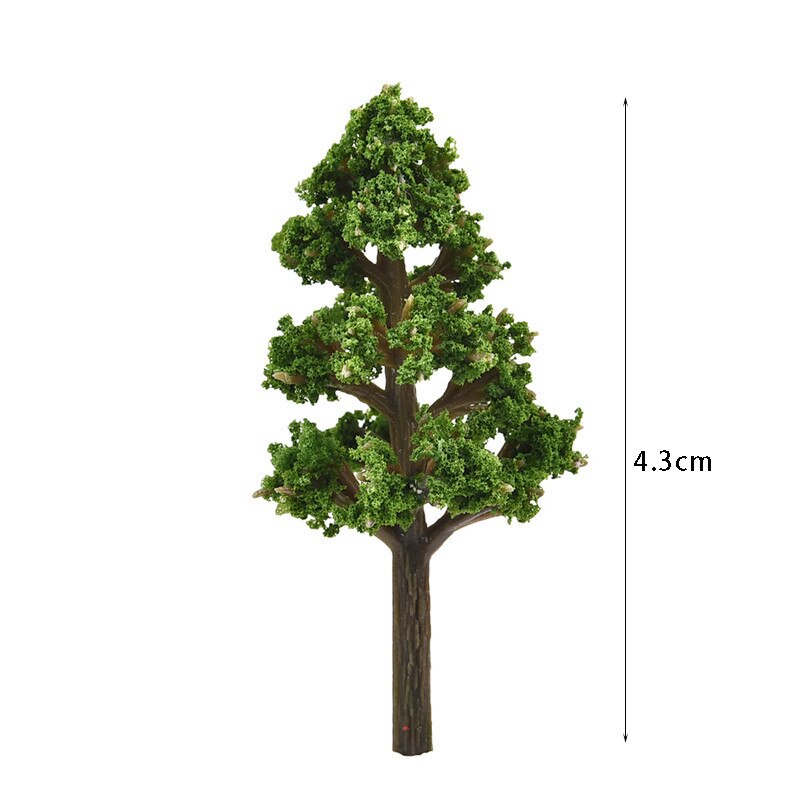 1pc mini tre kunstig hage miniatyr harpiks håndverk hjemmedekorasjon mikro landskap bonsai plante: Stil 017