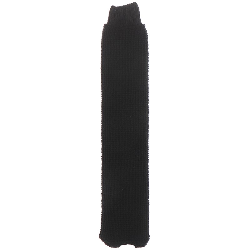 Super sælge bomuld og elastisk badminton ketcher over greb betræk sort 1pc skridsikker håndklæde: Sort