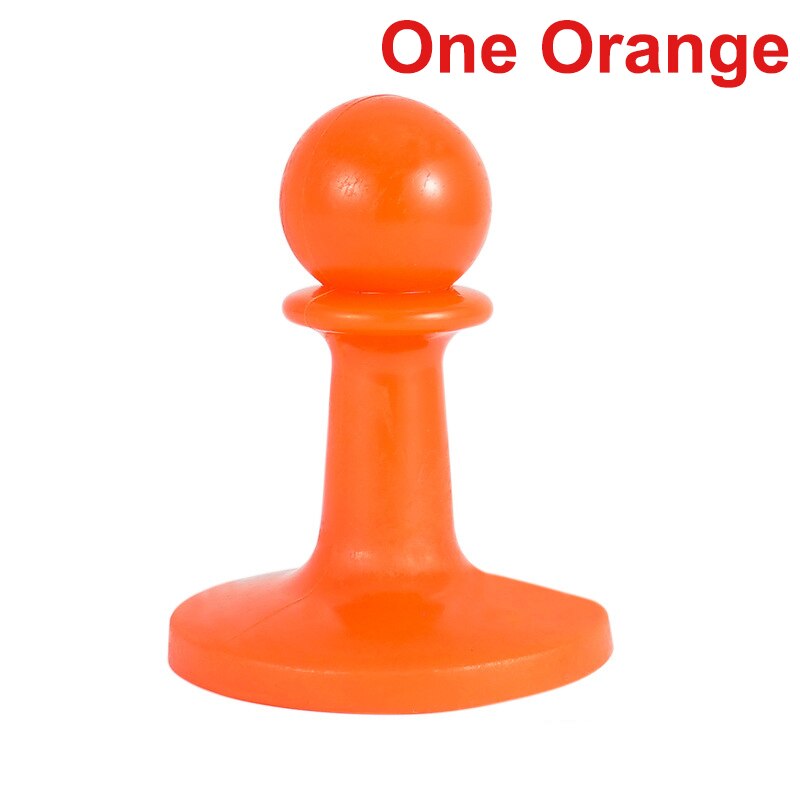 Tapa de protección contra rayos, toldo para acampar, postes de tienda, barra de soporte, protección contra rayos, sombrero: One Orange