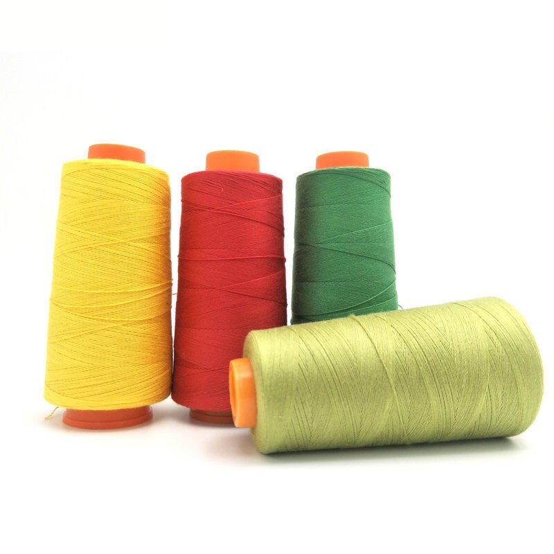 20s/3 Polyester Three Thick Sewing Thread Jeans Thread Hand Stitching Canvas Coarse Cloth Denim Thread Sewing Machine Thread
