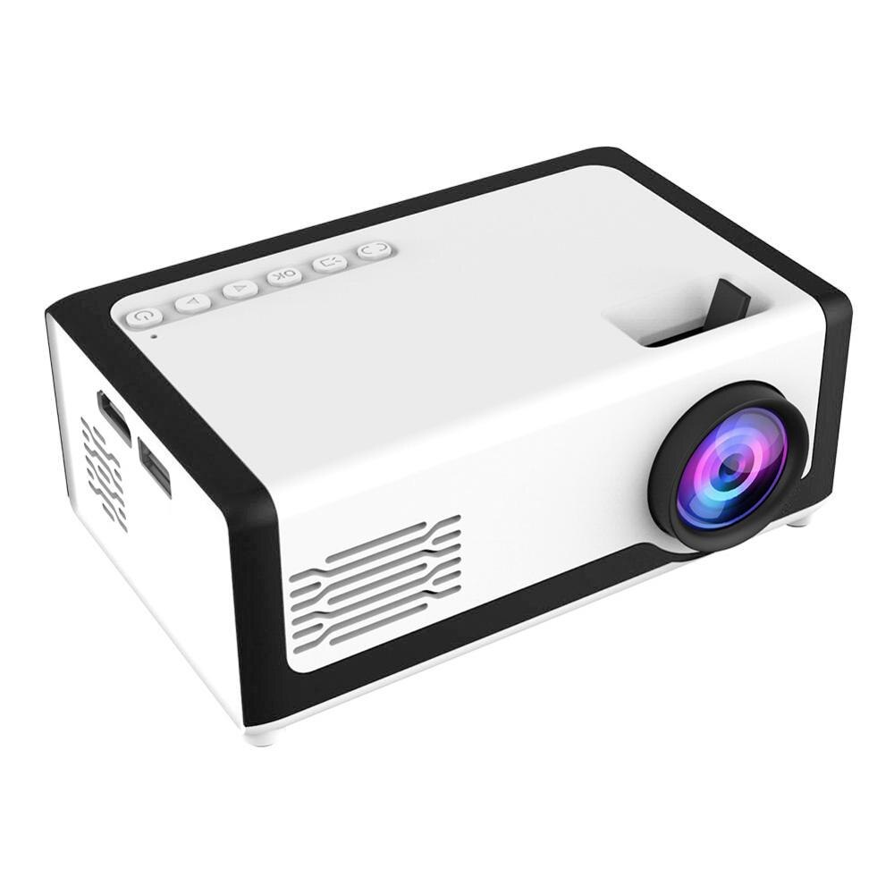 hd projector Mini LED Projector 1080P HD HDMI USB AV Pocket Home Theater Media Player 100-240V proyectores