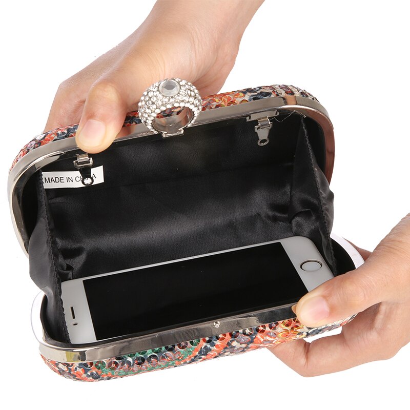 Bolsa de mão feminina para casamento, bolsa de mão com brilhos e lantejoulas, para noite, festa de noiva, carteira de dia, maquiagem com strass, 2019