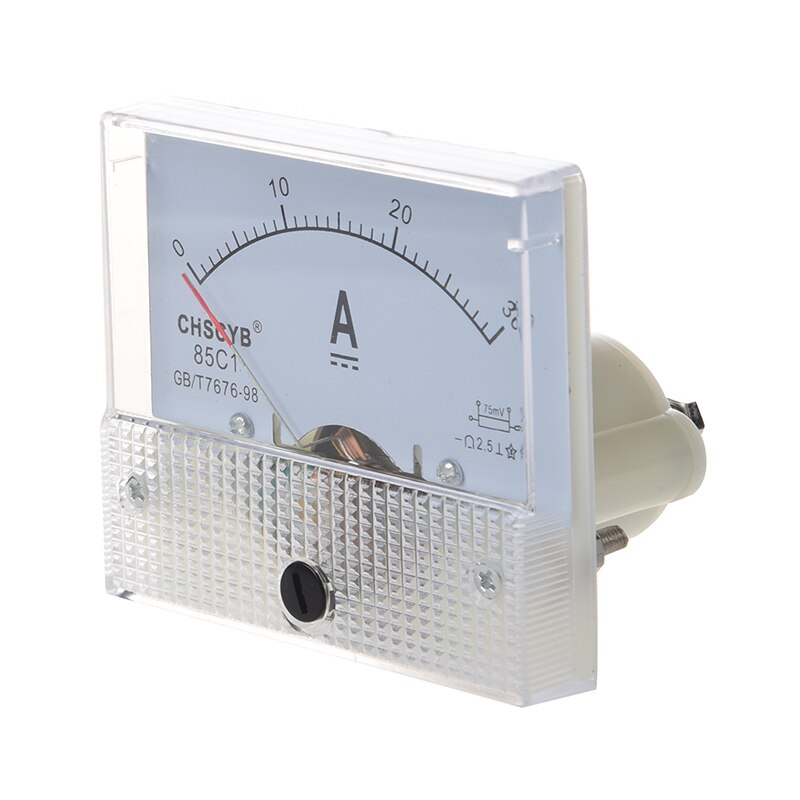 85C1 Analog Current Panel Meter DC 30A AMP Ammeter