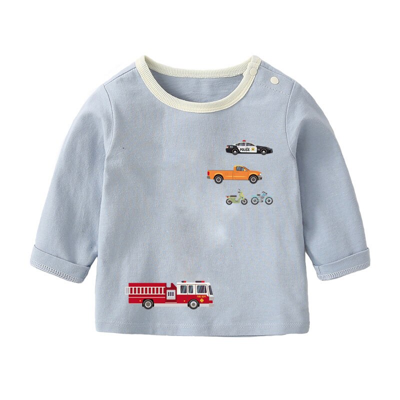17 stuks/set coole brandweerwagen strijkapplicaties populaire kinder diy wasbare stickers warmteoverdracht patches meerdere auto's