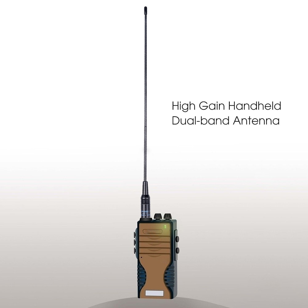 Mini walkie-talkie tilbehør na -771 sma-m antenne soft dual band 144/430 mhz antenne til baofeng uv -3r th-uvf 9 th-uv3r kg -uv6d