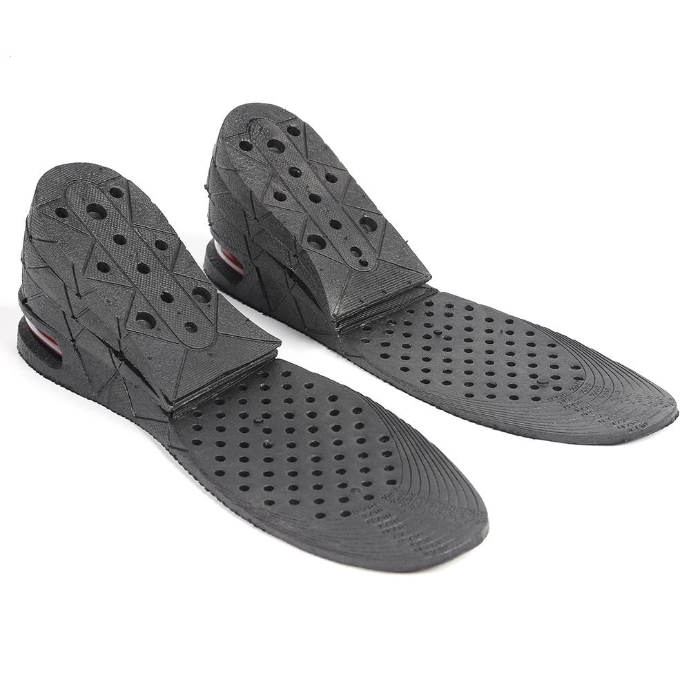 1 Pair Unisex Height Increase Insole Adjustable Cut Lift Shoe Insert Pad Adjustable Cut Shoe Heel Insert Tall Breathable Insole