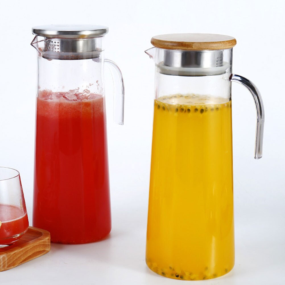 Clear Water Pitcher Acrylic Ice Water Pitcher Kitchen Beverage Pitcher Drinking Pitcher with Lid