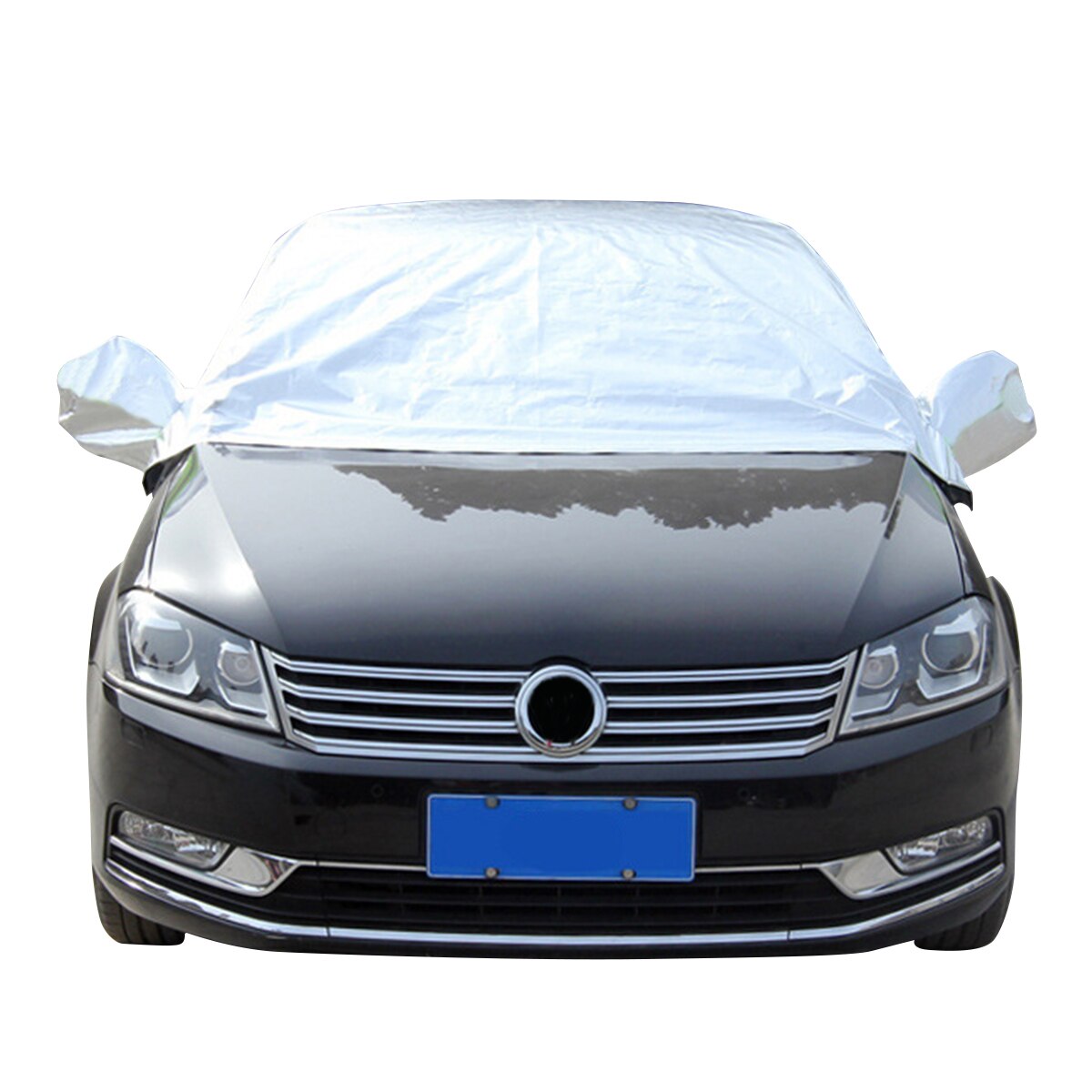 UV Protection Dust Proof Car Cover Universal Fit Half Semi Car Protection Cover Protect Your Vehicle From Harmful UV Rays