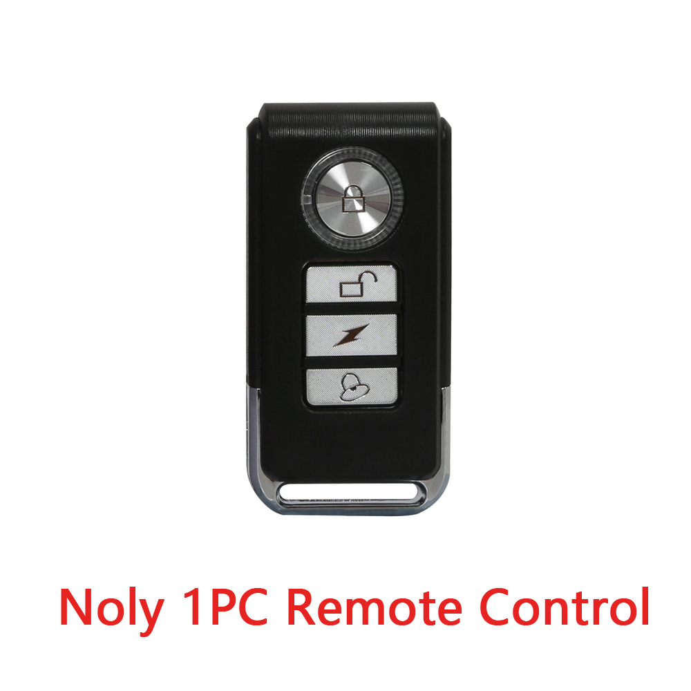 Elecpow Remote Control Bike Alarm 113dB Motorcycle Electric Bicycle Security Anti Theft Remind Vibration Warning Alarm Sensor: Noly Remote Control