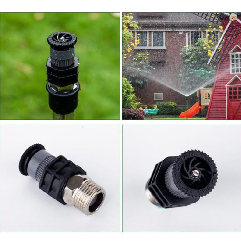 0-360 Degree Water Irrigation Sprinkler Head Adjustable Garden Atomizing Nozzle
