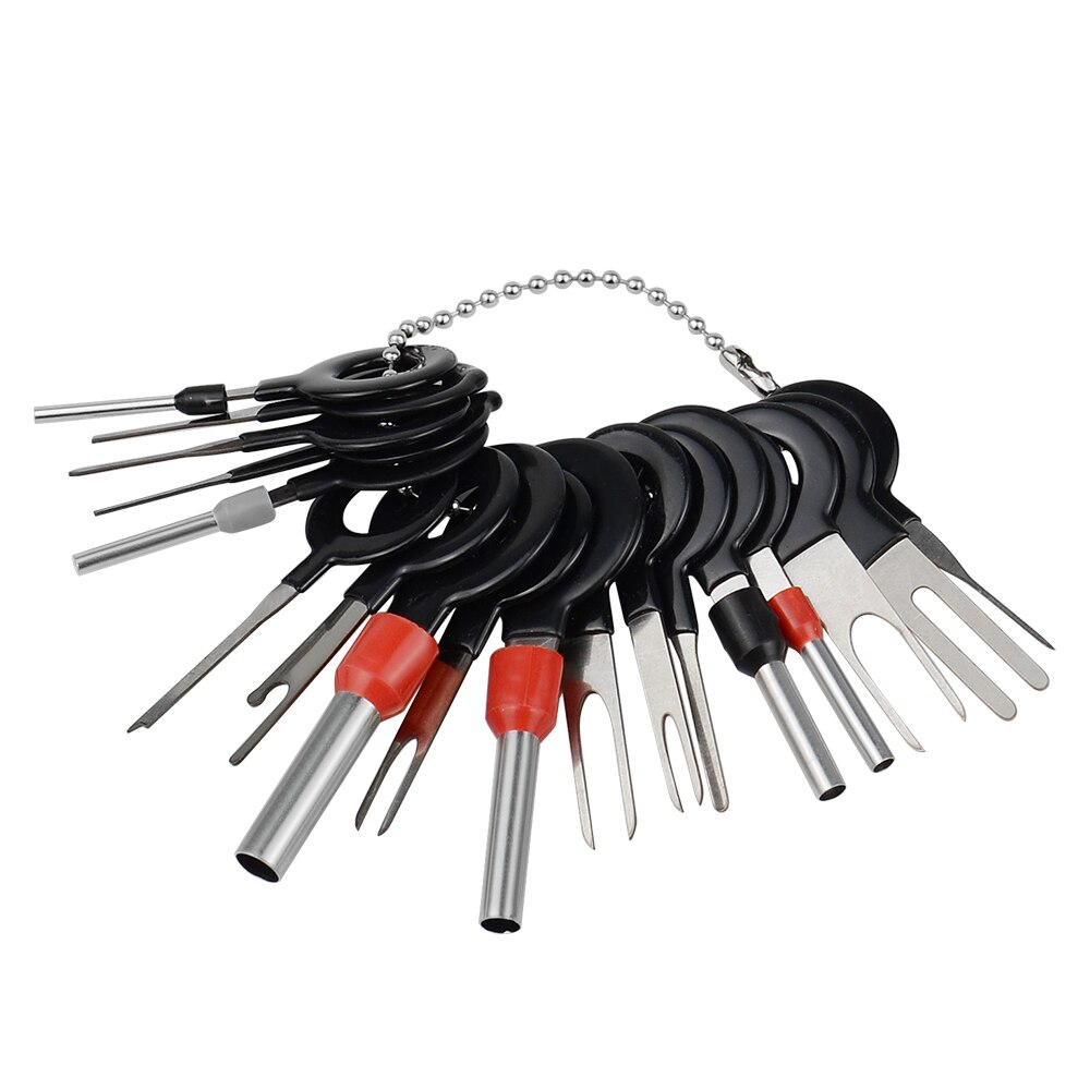 Auto Terminal Verwijdering 38 stks/set Elektrische Bedrading Crimp Connector Pin Extractor Kit Automobiles Terminal Reparatie Handgereedschap