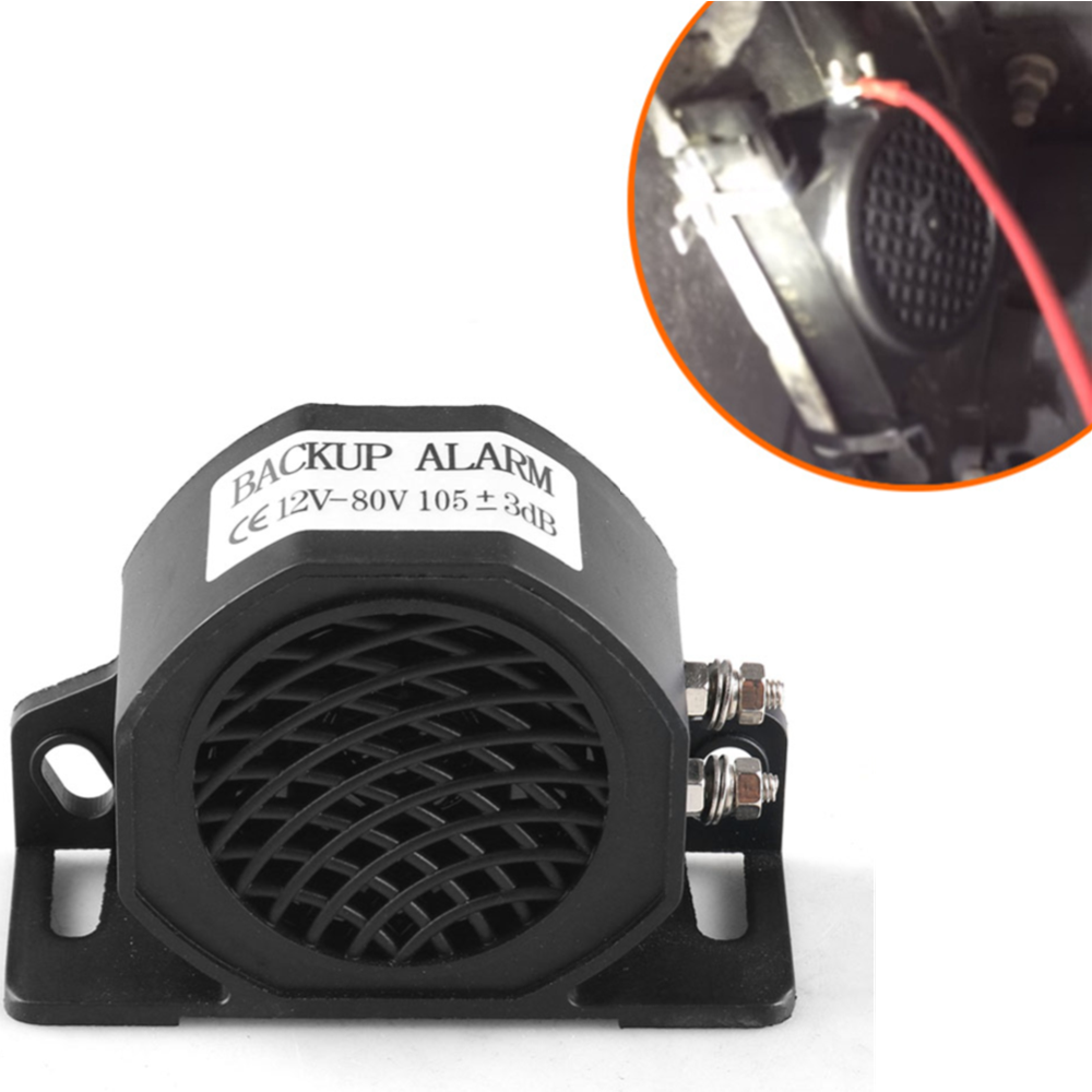 Car Reverse Buzzer Horn Beep Loud For vehicles Truck Caravan Excavator Back Up Alarm Warning Sound 105db 12V Universal​ Reminder