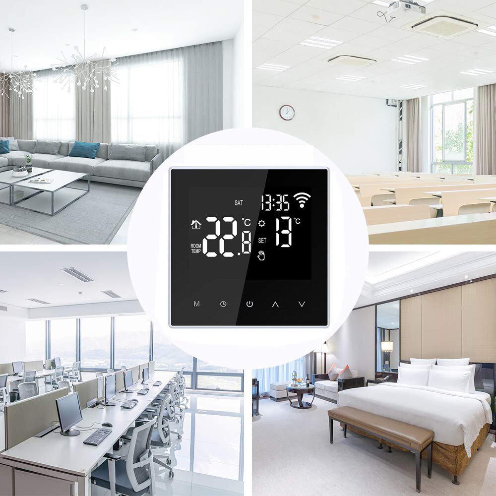 Tuya Wifi Smart Programmierung Fußbodenheizung Thermostat LCD Display Temperatur Controller Handy Wireless Touch Screen