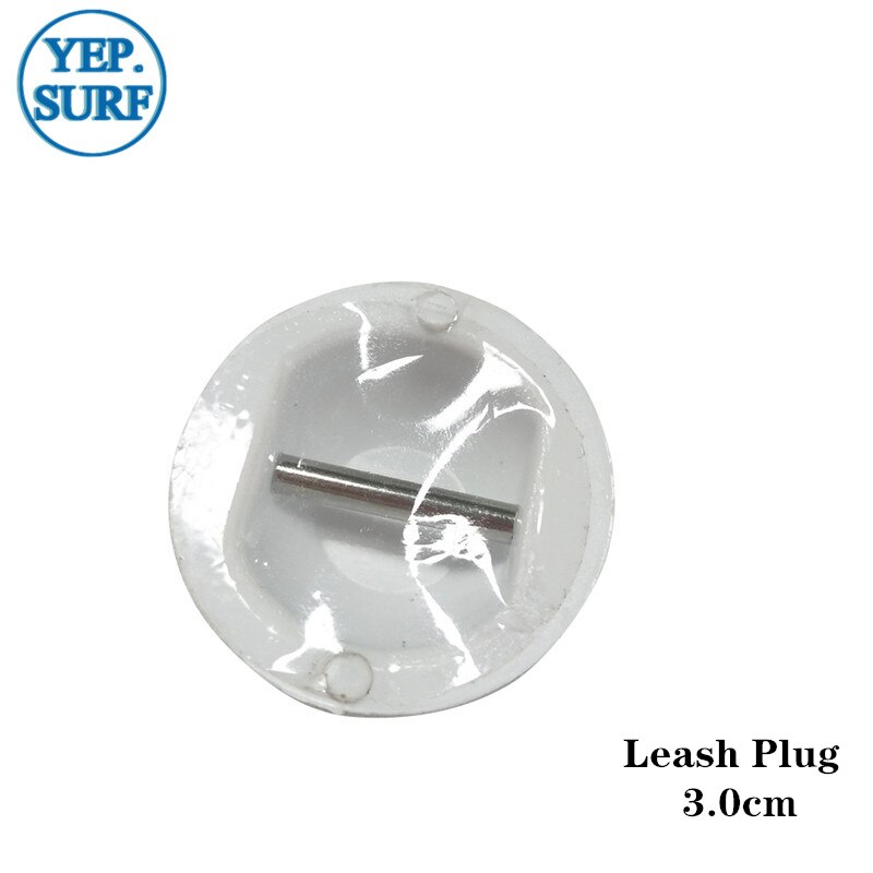 Leash Plug Black or White 2.5cm/ 3.0cm Plastic Surfboard leash Plugs 10pcs per set