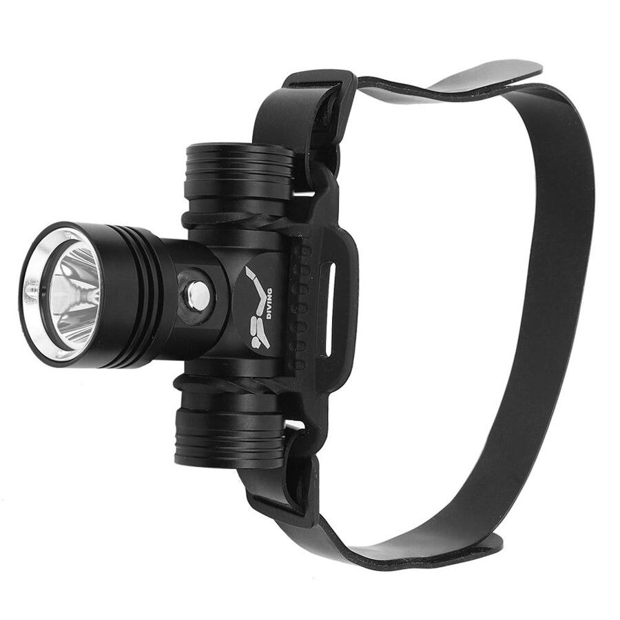 LED Headlamp, 1000LM Underwater Headlamp, High Brightness Underwater Headlamp, Waterproof and Rechargeable Camping