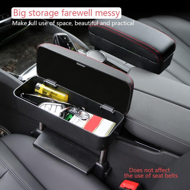 Universal Car Armrest Box Elbow Support Adjustable Car Center Console Arm Rest Organizer Arm Rest Storage Box Heightening Pad