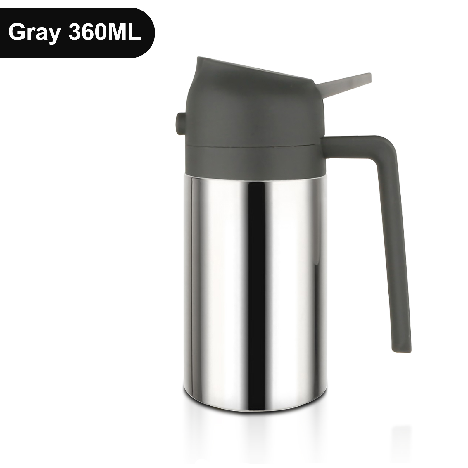 Kitchen Oil Spray Bottle 304 Stainless Steel Oil Spray Can Bbq Cooking Olive Oil Dispenser Large Quantity Vinegar Containers: Light Grey