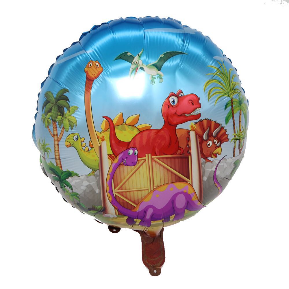 1pc Large 4D Walking Dinosaur Foil Balloons Boys Animal Balloons Children Dinosaur Birthday Party Jurassic World Decor Balloon: 7