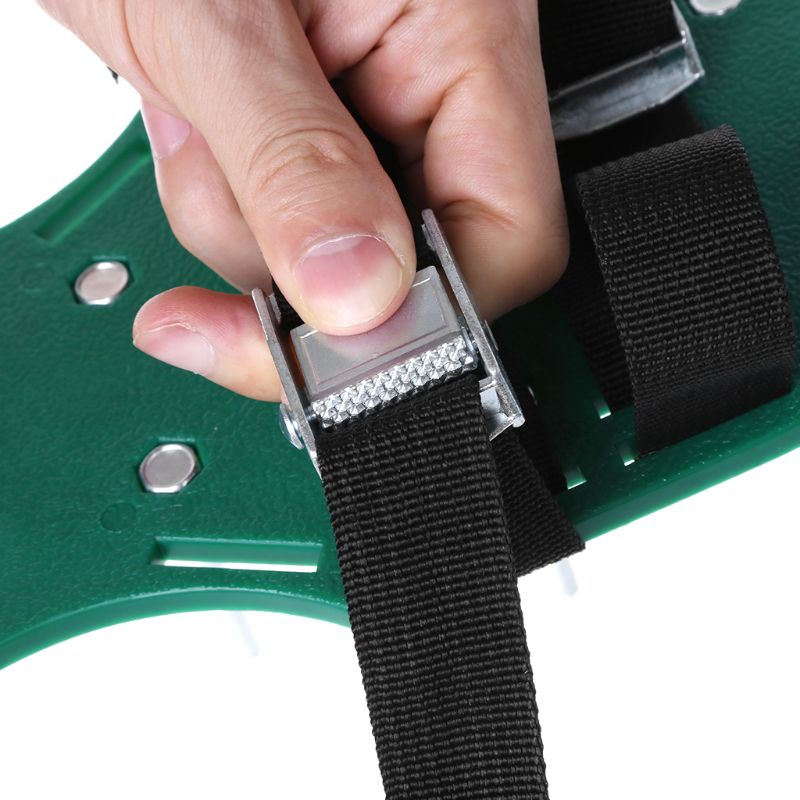 Une paire pelouse noir aérateur chaussures sandales herbe pointes clou cultivateur Yard jardin outil