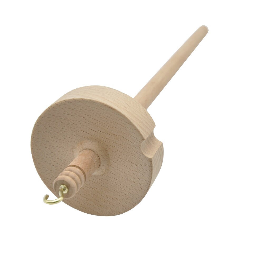 Spindel Top Whorl Garen Spin Hand Gesneden Houten Tool Voor Beginners Lad