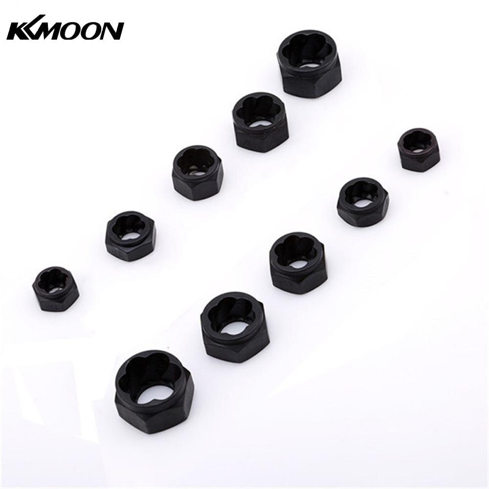 10pcs Set Damaged Bolt Nut Screw Remover Tool Kit Extractor Removal Tools: 2