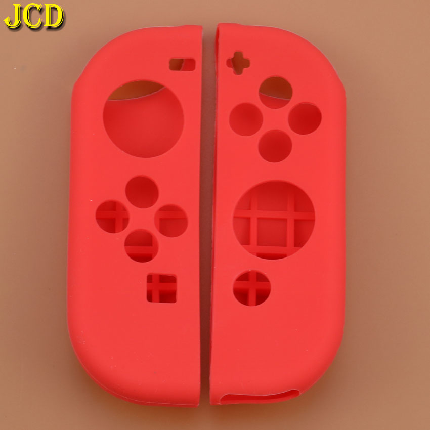 JCD 1Set Anti-Slip Silicone Soft Case For Switch NS Protective Cover Skin For Nintend Switch Joy-Con Controller Accessory: A-A