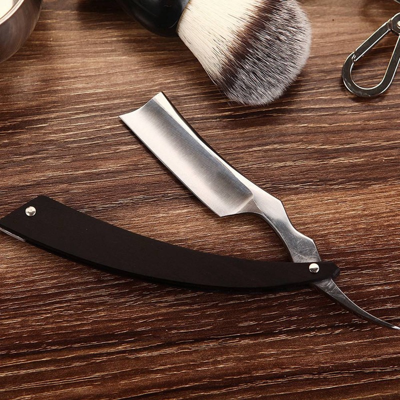 Retro Razors Are Made By Hand Gold Dollar High Carbon Steel Folding S-Afety Straight Barber Razor for Face