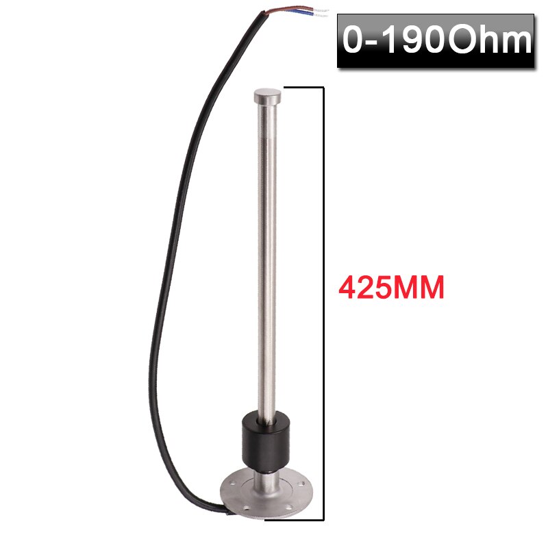 125/175/225/275/325/375/425mm Fuel Level Gauge Sensor Fuel Sender Unit Fit Fuel Gauges Water Level Meter 0-190/240-33ohm: 425mm 0-190ohm