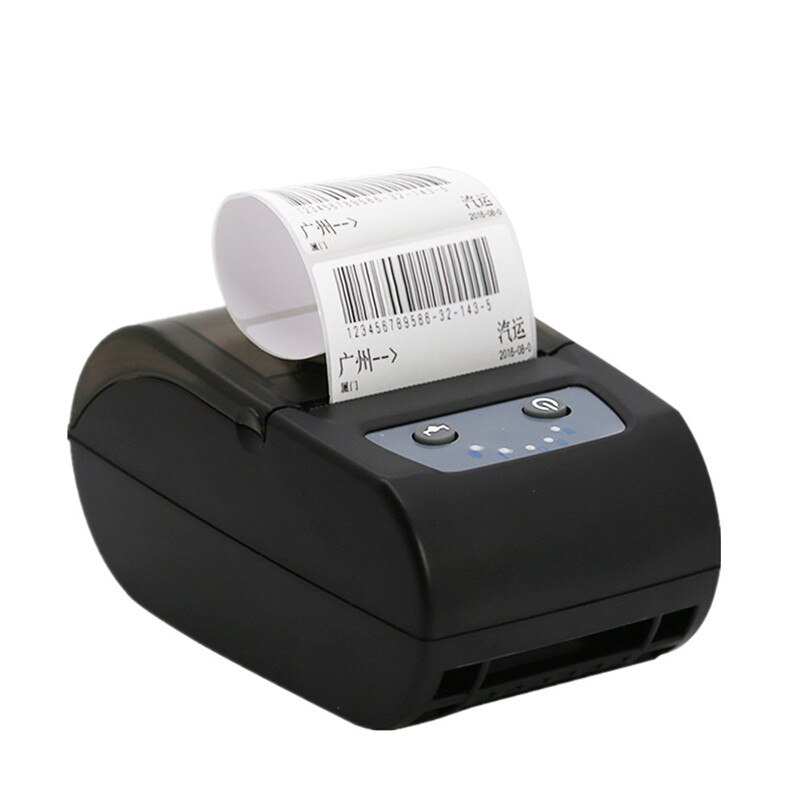 Goojprt Label Barcode Printer Thermische Label Printer Barcode Qr Code Sticker Machines 20Mm-58Mm met Auto Strippen: uk plug