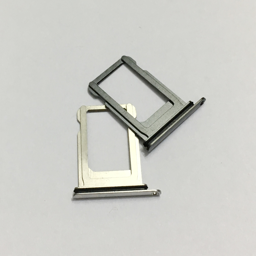 Sim Card Tray Slot Houder Voor iPhone 8 8 p 8 Plus X Sim Card Adapter Met Waterdichte Rubberen Pakking vervanging