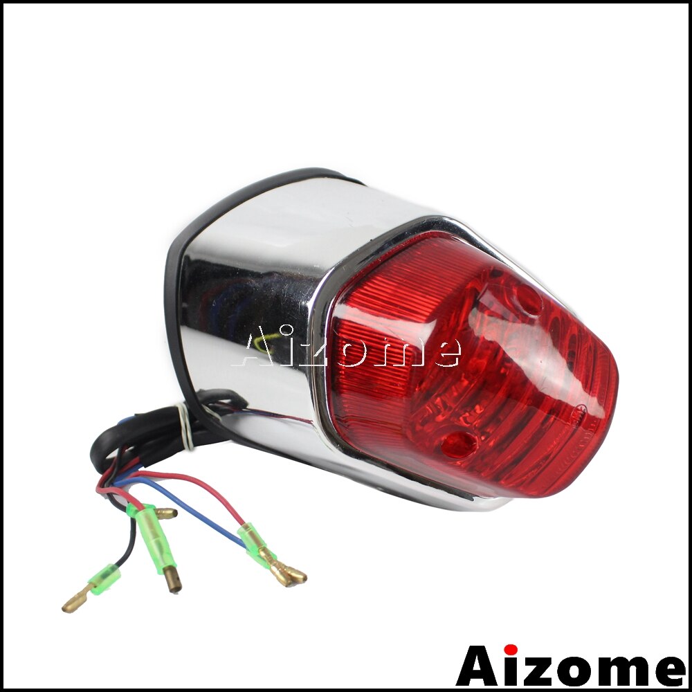 Universele Motorfiets Achterlicht Voor Harley Yamaha Suzuki Honda Shadow Sabre 1100 VT1100C2 VT400 VT750 Achterlicht Brake Stop Light