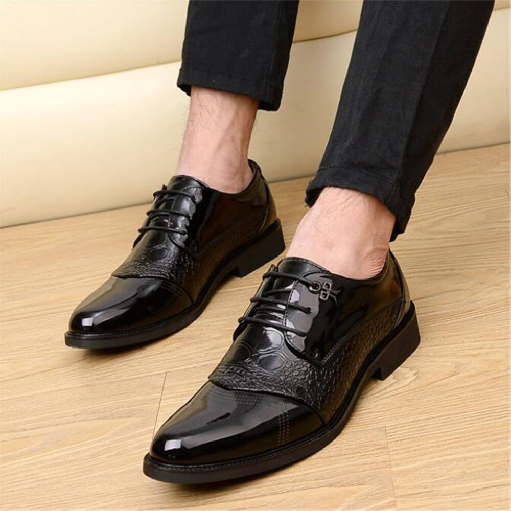 Herresko plus fløjlsvarme herrelædersko vinter business casual kjole sko herre luksus herre sko loafers