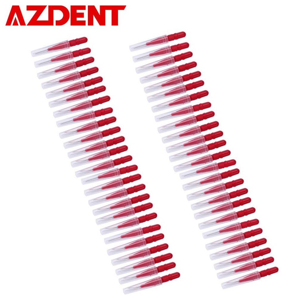50 stk tandtrådsstifter tandtrådshoved mundhygiejne tandtråd blød plastik interdentalbørste tandstikker rengøring oral sund