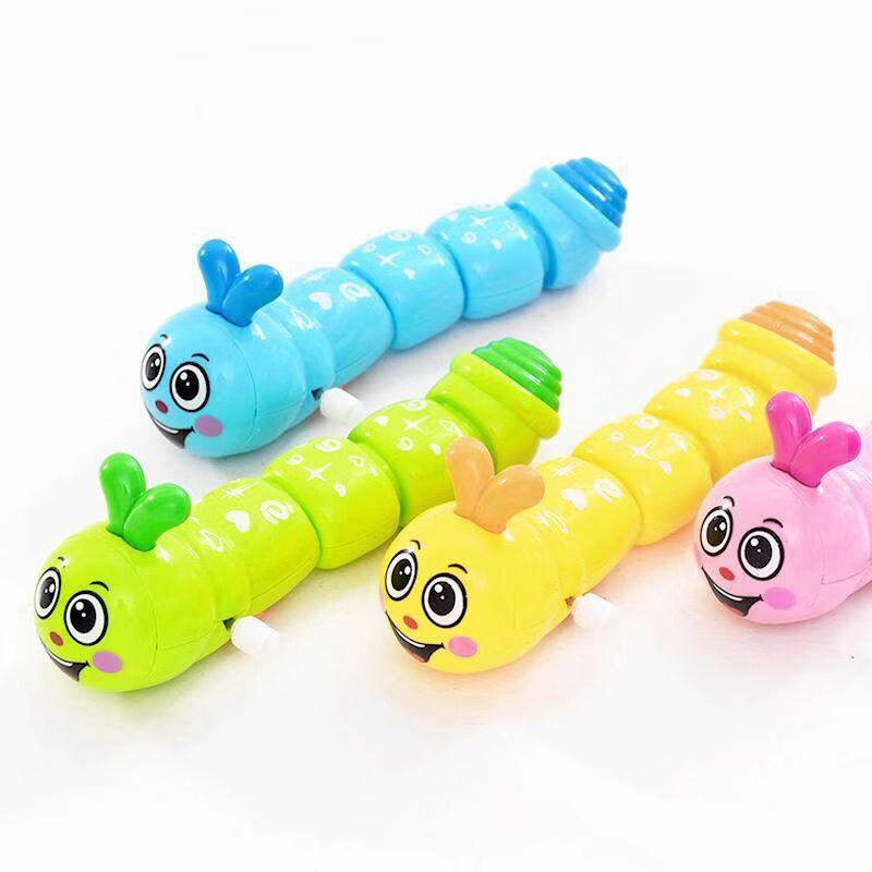 1Pcs Animal Clockwork Speelgoed Voor Jongens Meisjes Mini Rups Kwispelende Staart Grappige Wind Up Speelgoed Educatief Leren Tool Voor baby
