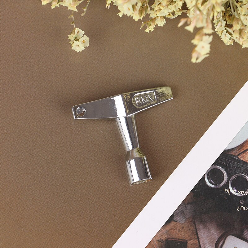 1PC Portable High Alloys Drum Key Regulator Key Metal Square Drum Wrench With Keyhole Essential Tools For Drummers