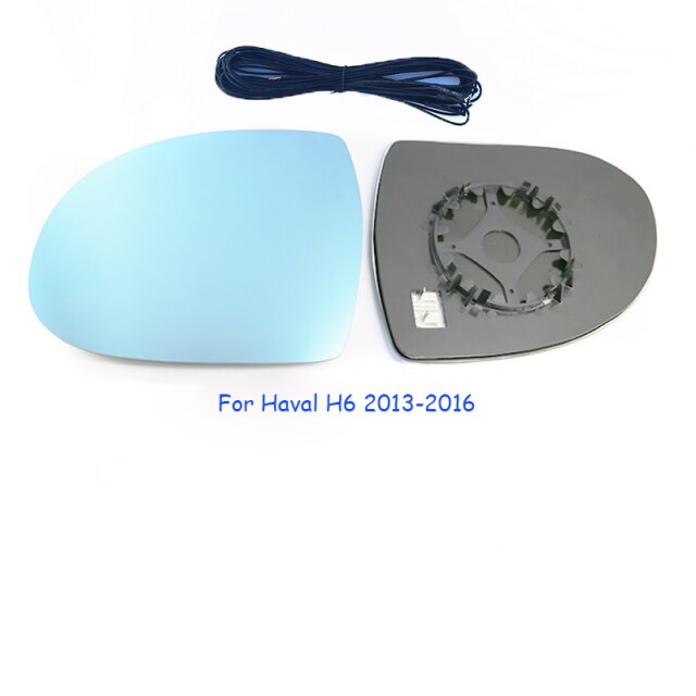 TVYVIKJ boczne lusterko wsteczne niebieskie szkło obiektyw dla Haval H3 H6 H5 H2 2005-2018 szerokokątny widok anty blask drzwi lustro skrzydło: 13 Haval  Heated