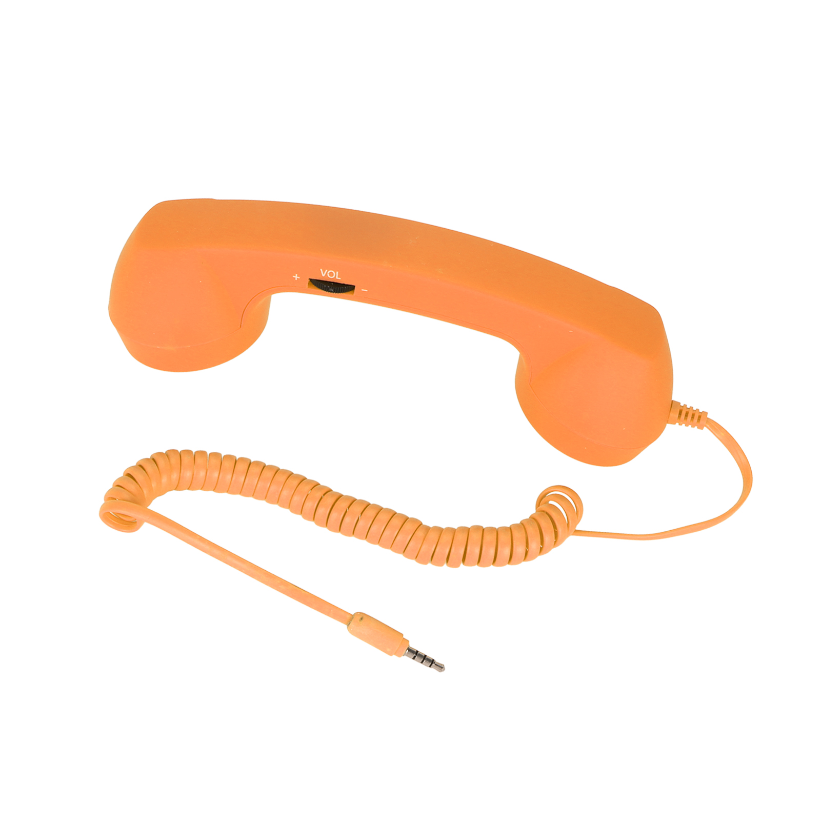Microtelefono per cellulare USB C microtelefono Vintage ▾ a prova di radiazioni con presa da 3.5 Mm per Smartphone microtelefono retrò da 3.5mm: Arancione