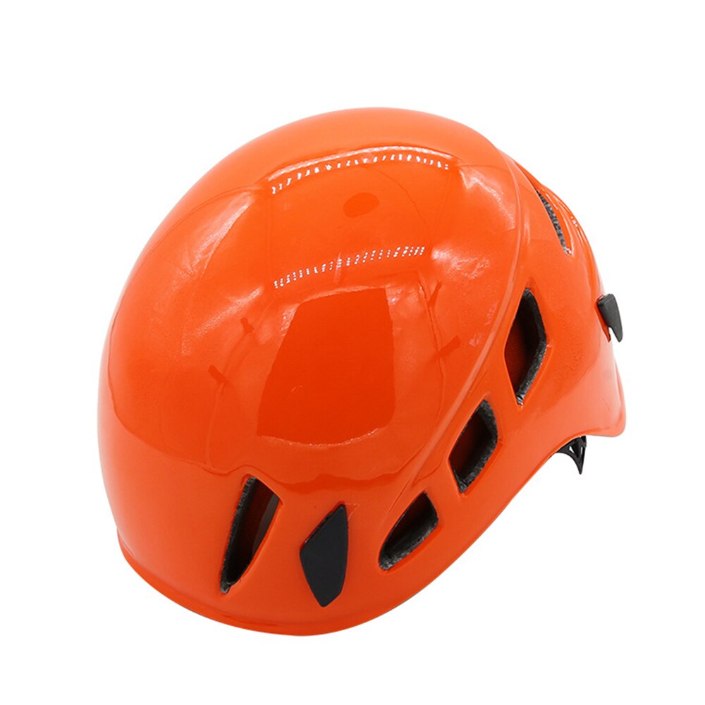 Outdoor sports Rock climbing EPS helmet, Protection head-mounted rock climbing helmet, three-dimensional helmet supply: Orange