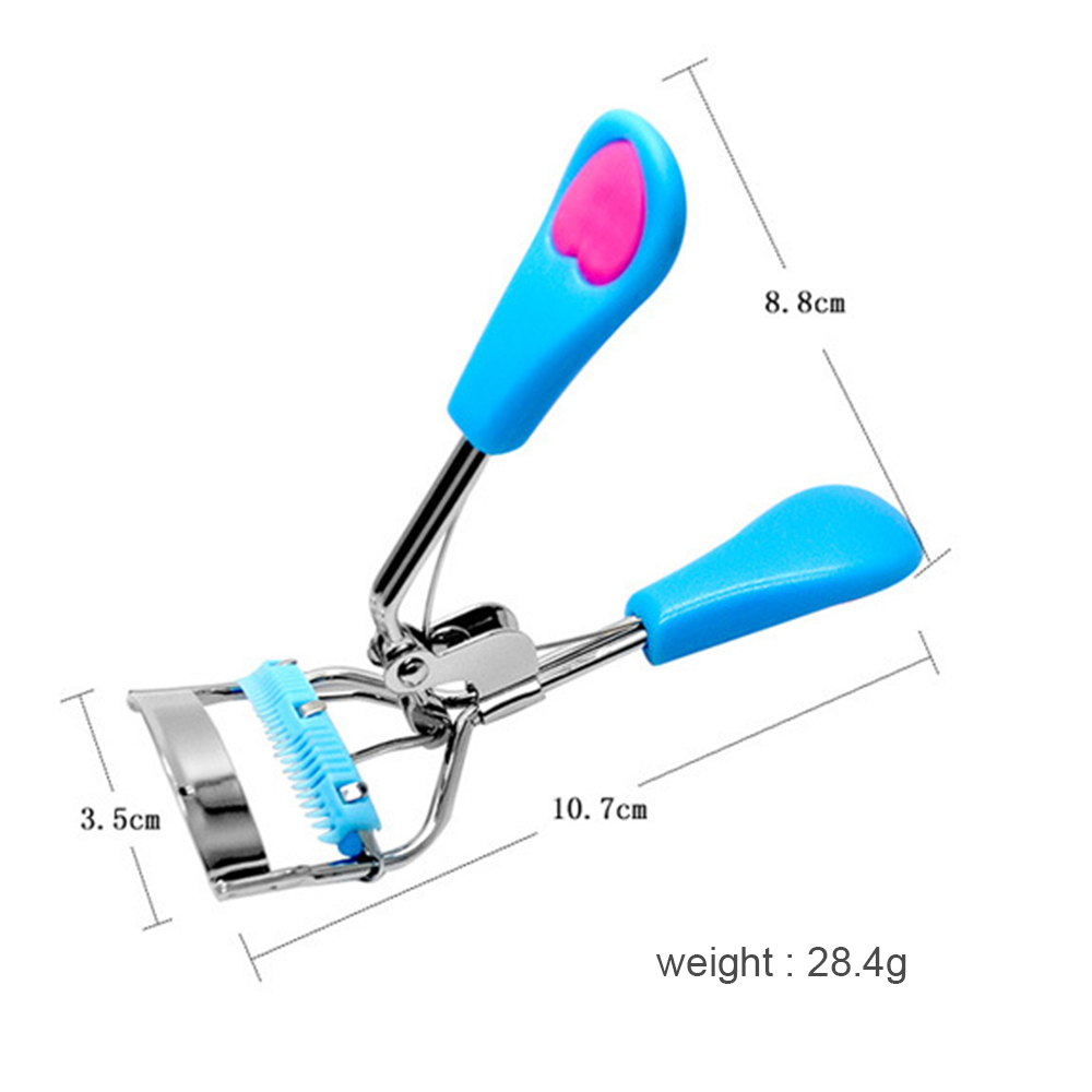 1PC Dame Professionelle Wimpern Curler Mit Kamm Pinzette Eisstockschießen Wimpern Clip Kosmetische Auge Schönheit Werkzeug maquillaje
