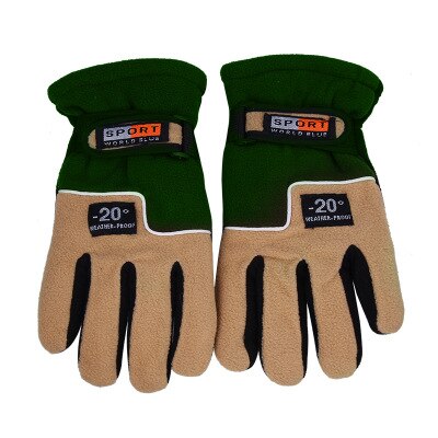 Vinterfiskehandsker fleece varme handsker vindtæt udendørs fiskerihandsker fleece fuldfingerhandsker til mænd og kvinder: 5
