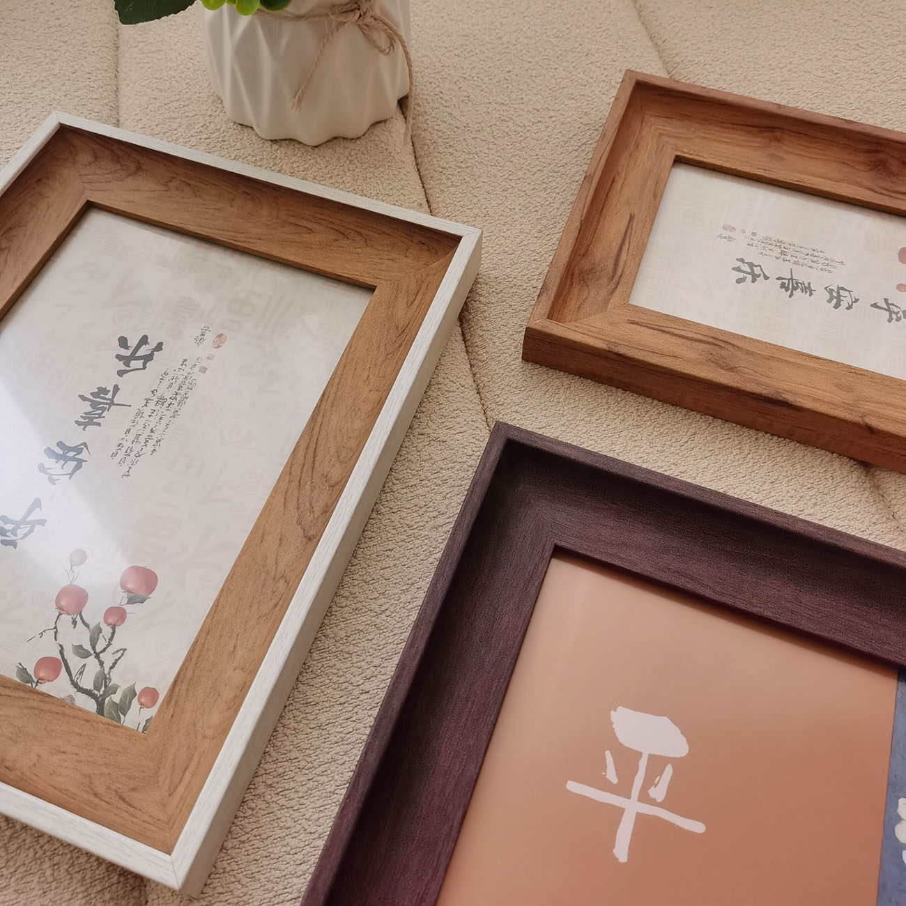 Marcos de fotos de madera Vintage para pared, soporte de Marco de imagen clásico para decoración de fotos, conmemorativo, 10x15, 20x20, 20x25cm