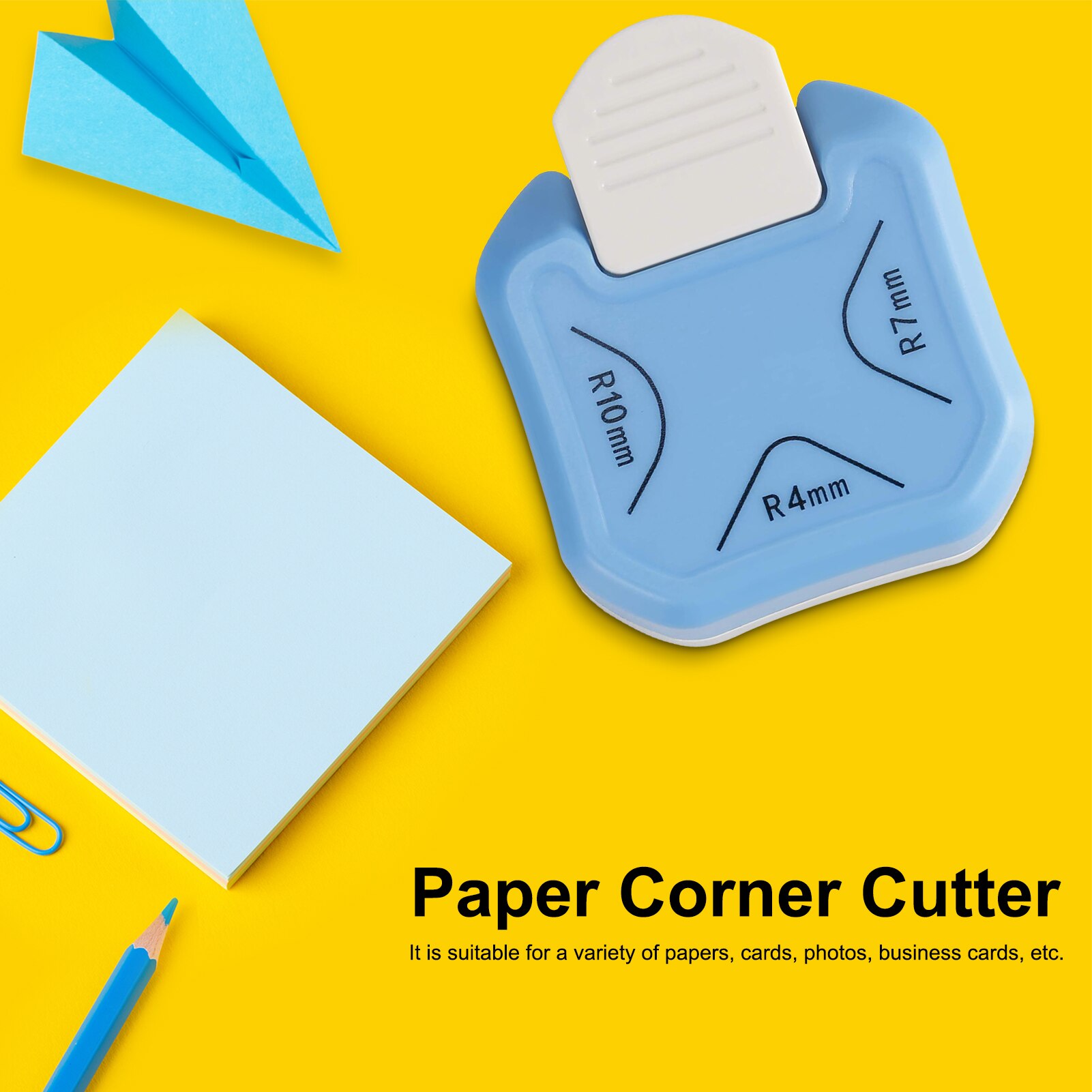 3 In 1 Durable Corner Rounder Punch Small Angle Cutter Curved Photo Angle Cutter Round Cutter Rounding And Chamfering