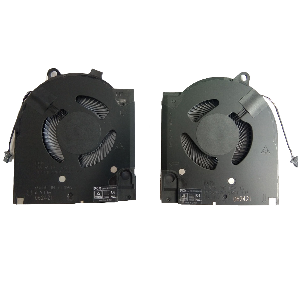 Notizbuch Kühler Kühler Lüfter Für Dell G15 5511 5515 5510 RTX 3060 RTX 3050 Spielen Laptop CPU GPU Grafikkarte Fan: Grün