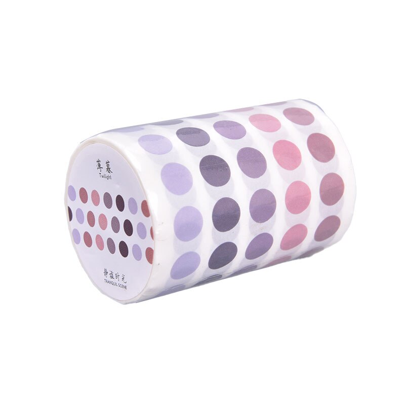 DIY Decoration Basic Material Stickers Base Element Dot Decorative Adhesive Tape Dot Masking Tape DIY Sticker Label: B