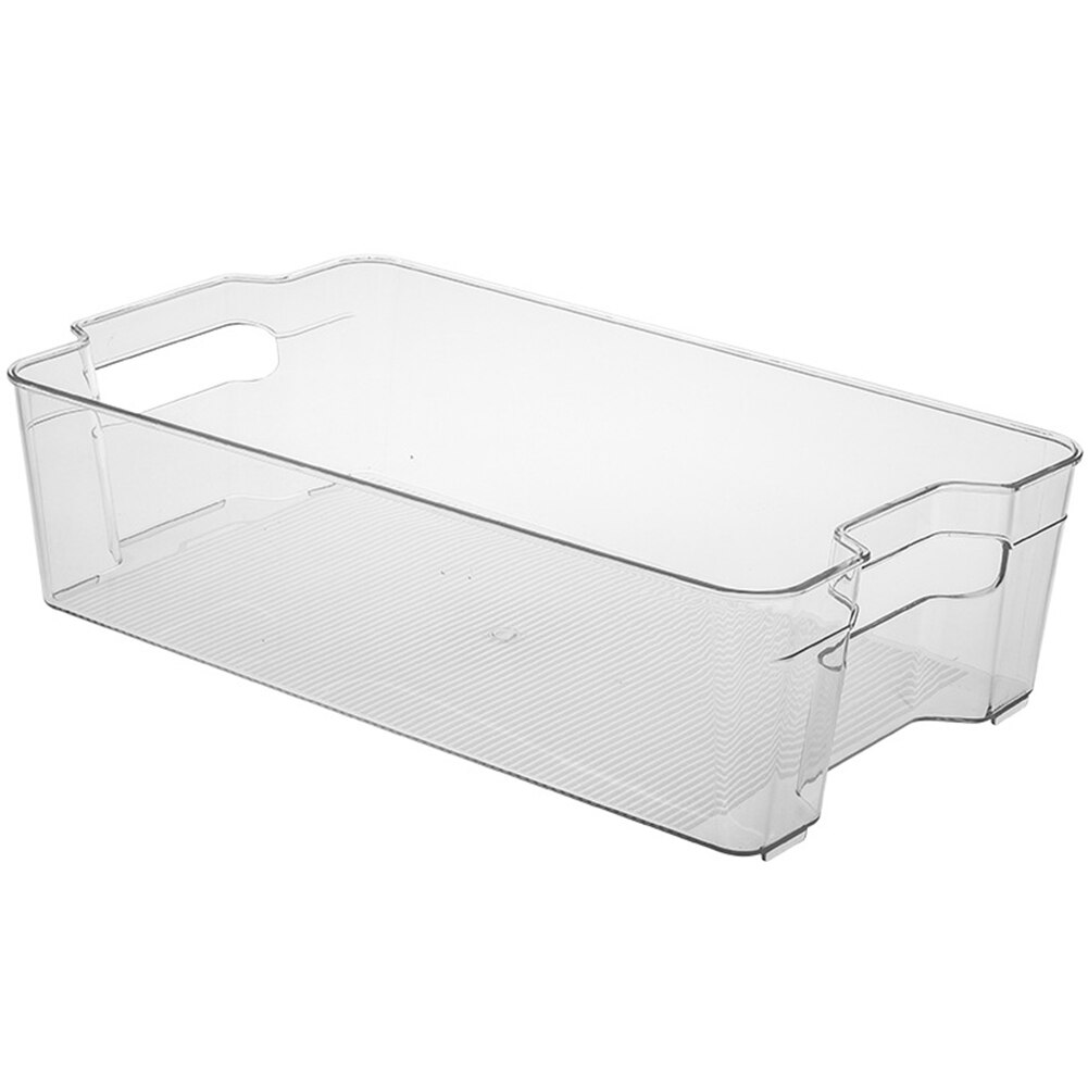 Multifunction Food Container Refrigerator Storage Box Vegetable Fruit Freezer Case Clear With Carrying Handles Home For Kitchen: L