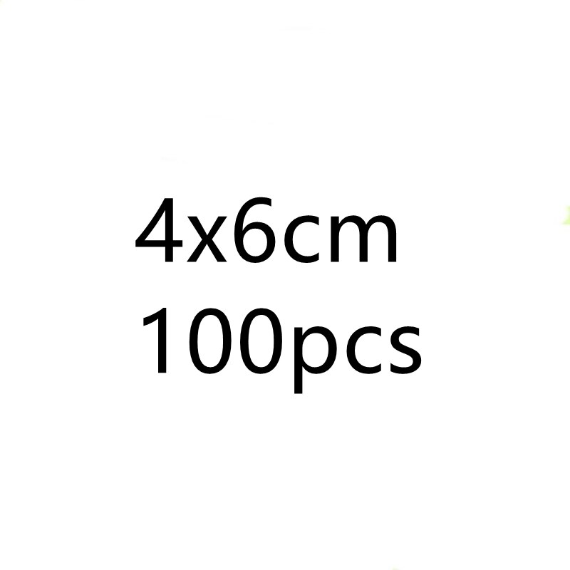 100pcs/pack Resealable Plastic Zip Lock Bags Clear Poly Zip lock Bag Food Storage Reclosable Vacuum Fresh Organize Bag: 4x6