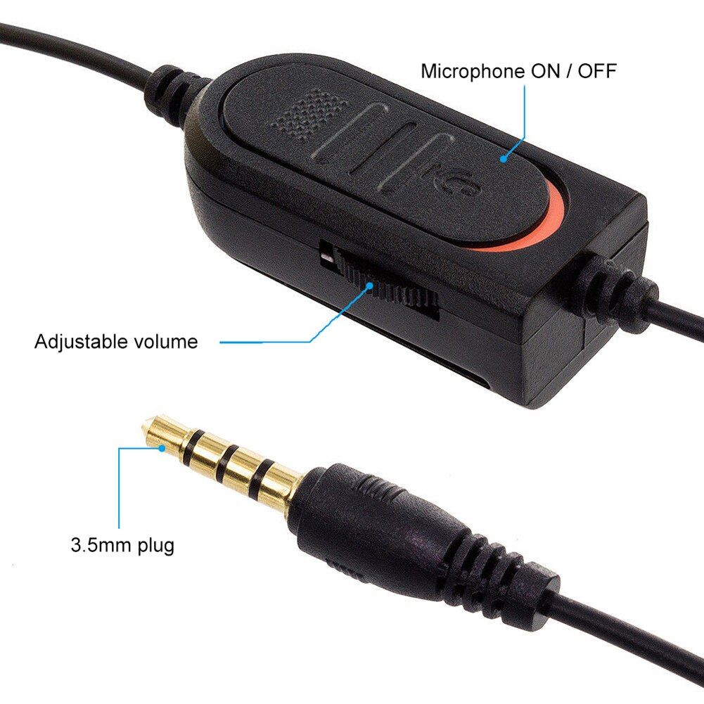 Przewodowe zestawy słuchawkowe z mikrofonem izolacja hałasu słuchawki 40mm sterownik bas Stereo dla Sony PS3 PS4 Laptop komputer dla graczy słuchawki