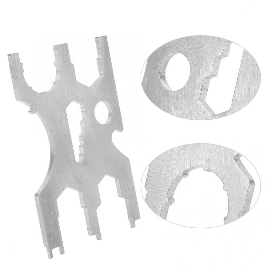 Diving Equipment Repair Tool Stainless Steel Scuba Diving Multi Tool Regulator Plate Kits Repairing Equipment Lightweight