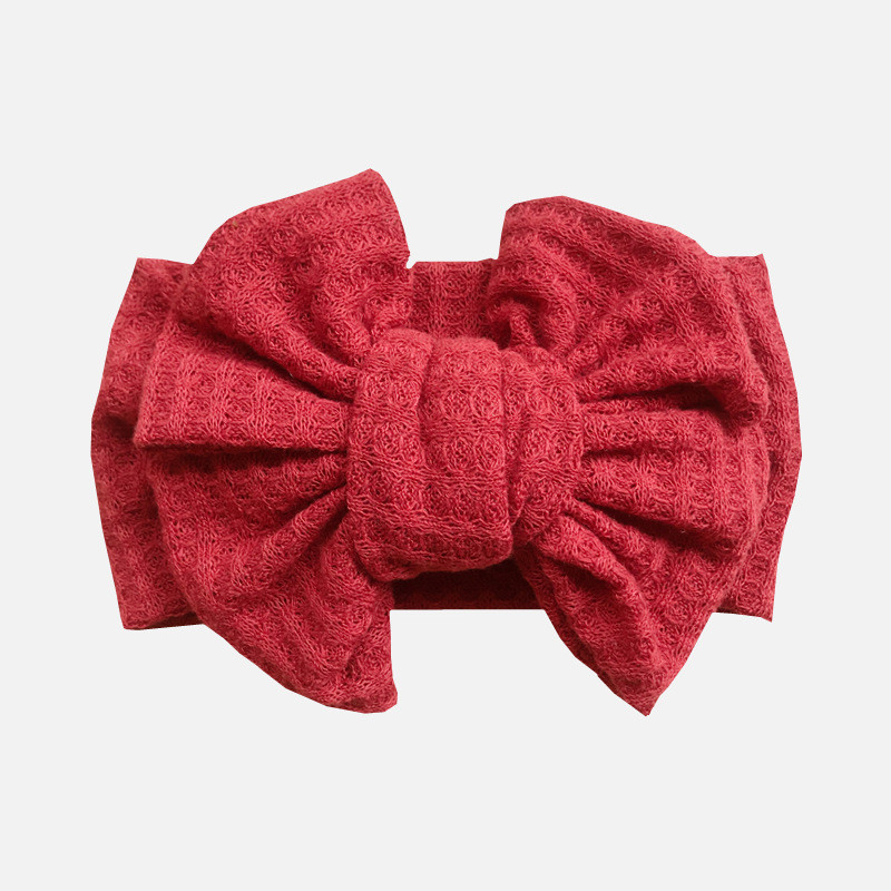 Knit Bow Baby Hoofdband Voor Kind Strik Hoofddeksels Kabels Tulband Voor Kinderen Elastische Headwrap Baby Haar Accessoires: 10